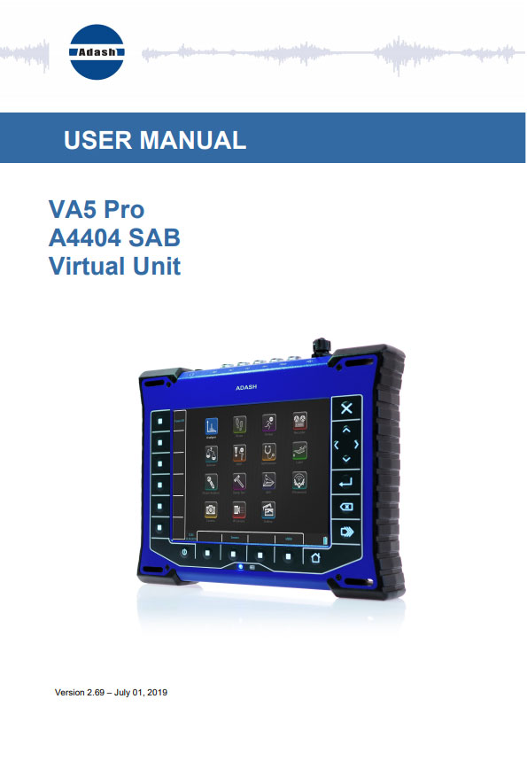 Descargue el manual de VA5 PRO